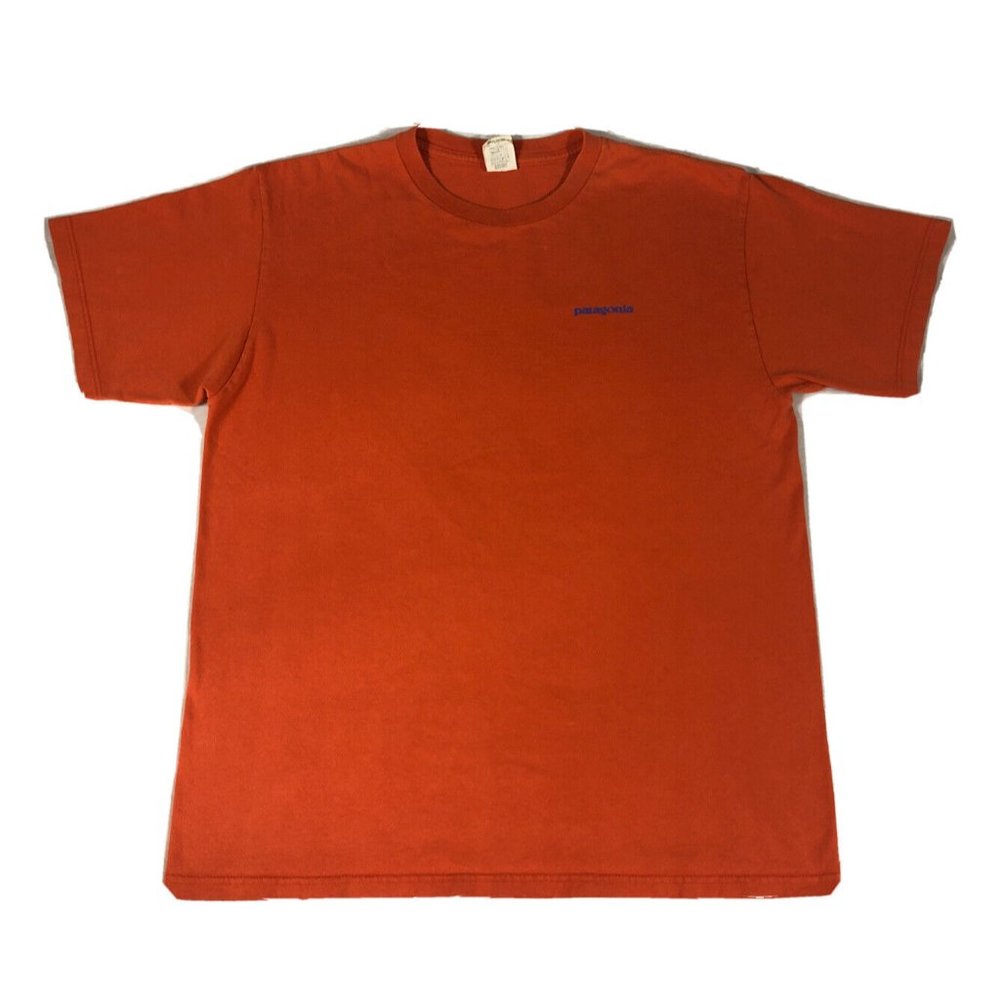VTG Spring 2000 Patagonia Tropic Beneficial Tee Organic Cotton USA MADE SZ MED